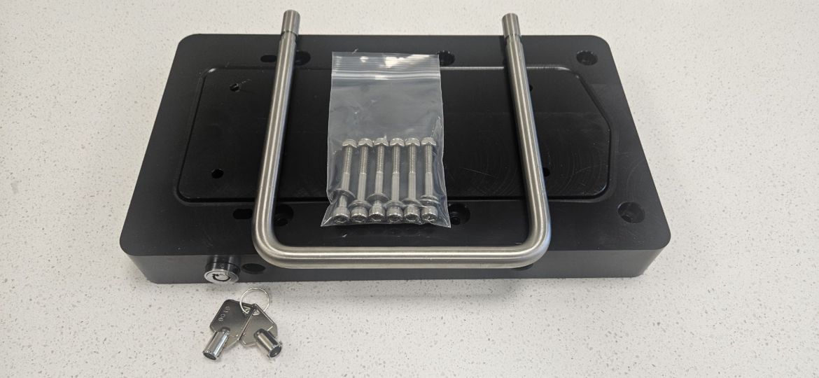 Picture of LQRB Black (Retail Packaging) Locking Quick Release Bracket Assembly - Black