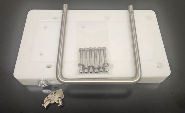 Picture of LQRB White (Retail Packaging) Locking Quick Release Bracket Assembly - WHITE